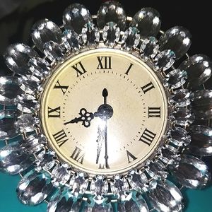 Decorative Stand Clock w/ Rhinestones